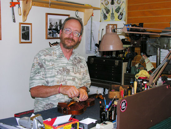 Doug Repairs Fiddles